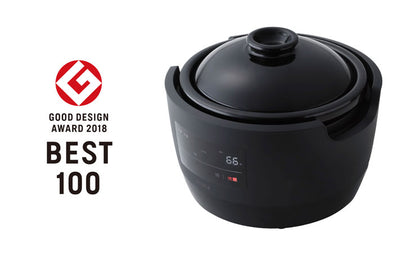 長谷園×siroca かまどさん電気 SR-E111(K) 炊飯器 3合 土鍋電気炊飯器 一人暮らし 二人暮らし 新築祝い 洗いやすい 結婚祝い