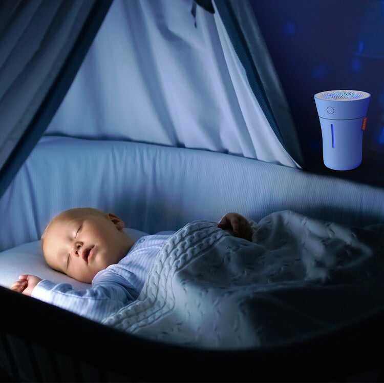 BONECO ボネコ 超音波加湿器 U50 blue オフィス 車内 コンパクト 加湿器 LED付 200ml 乾燥 対策 潤い 冬 インテリア おしゃれ 超音波式 インテリアライト 小型 加湿 ナイトライト