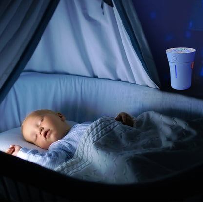 BONECO ボネコ 超音波加湿器 U50 blue オフィス 車内 コンパクト 加湿器 LED付 200ml 乾燥 対策 潤い 冬 インテリア おしゃれ 超音波式 インテリアライト 小型 加湿 ナイトライト