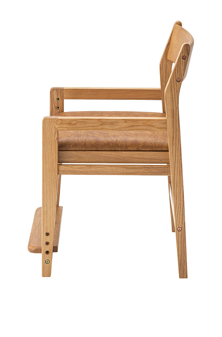 チェア キッズチェア ベビーチェア チェアー おしゃれ 単品 学習椅子 ハイチェア 椅子 いす イス 高さ調節 4段階 高さ変更 天然木 木製 子ども キッズ 北欧(代引不可)