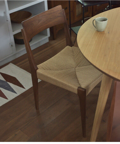 ペーパーコード ダイニングチェア 木製 木脚 ACE-73 東谷 スツール チェア チェアー 椅子 イス 背もたれなし おしゃれ リゾート アジアン シンプル ナチュラル ブラウン 新生活(代引不可)