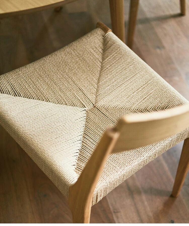 【同色2脚セット】ペーパーコード ダイニングチェア 木製 木脚 ACE-73 東谷 スツール チェア チェアー 椅子 イス 背もたれなし おしゃれ リゾート アジアン シンプル ナチュラル ブラウン 新生活(代引不可)