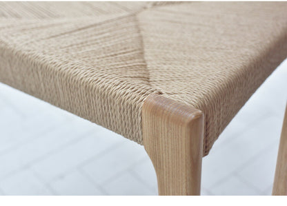 【同色2脚セット】ペーパーコード ダイニングチェア 木製 木脚 ACE-73 東谷 スツール チェア チェアー 椅子 イス 背もたれなし おしゃれ リゾート アジアン シンプル ナチュラル ブラウン 新生活(代引不可)