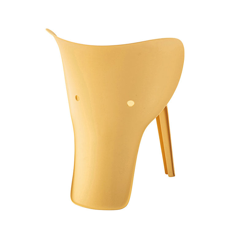 ミニチェア 組立式 イエロー ANM-11CYE 東谷 AZUMAYA チェア 椅子 小さい ゾウ 象 黄色 イエロー グレー 白 ホワイト キッズ 子ども こども かわいい シンプル(代引不可)