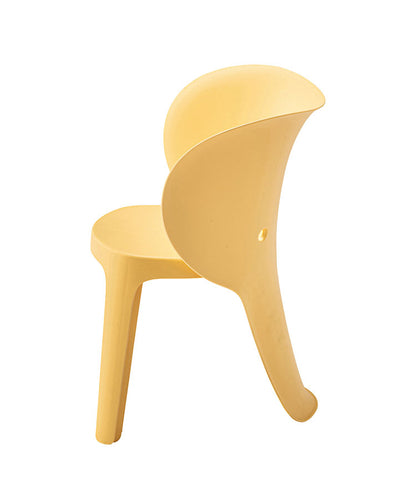ミニチェア 組立式 イエロー ANM-11CYE 東谷 AZUMAYA チェア 椅子 小さい ゾウ 象 黄色 イエロー グレー 白 ホワイト キッズ 子ども こども かわいい シンプル(代引不可)