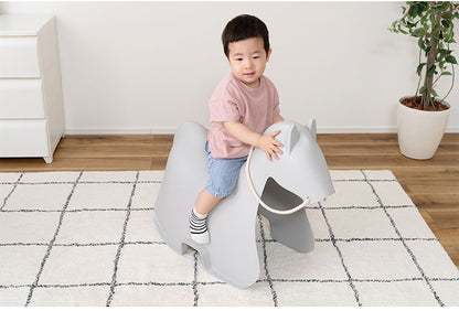 ホース スツール スツール 椅子 イス いす おしゃれ 北欧 ポリプロピレン プラスチック アニマル 馬 ホース 腰かけ ブラック ライトグレー 一人暮らし かわいい(代引不可)