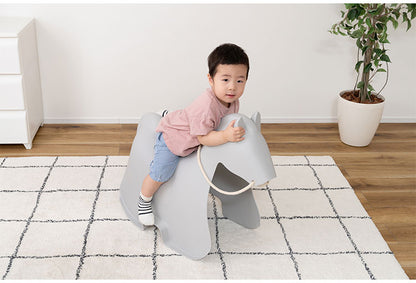 ホース スツール スツール 椅子 イス いす おしゃれ 北欧 ポリプロピレン プラスチック アニマル 馬 ホース 腰かけ ブラック ライトグレー 一人暮らし かわいい(代引不可)