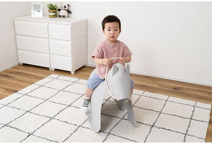 ホース スツール スツール 椅子 イス いす おしゃれ 北欧 ポリプロピレン プラスチック アニマル 馬 ホース 腰かけ ブラック ライトグレー 一人暮らし かわいい(代引不可)