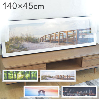 アートパネル 140×45cm ワイド グラフィックパネル デザインボード アート 写真 風景 景色 インテリア 飾り 壁掛け リビング 玄関 モダン おしゃれ(代引不可)