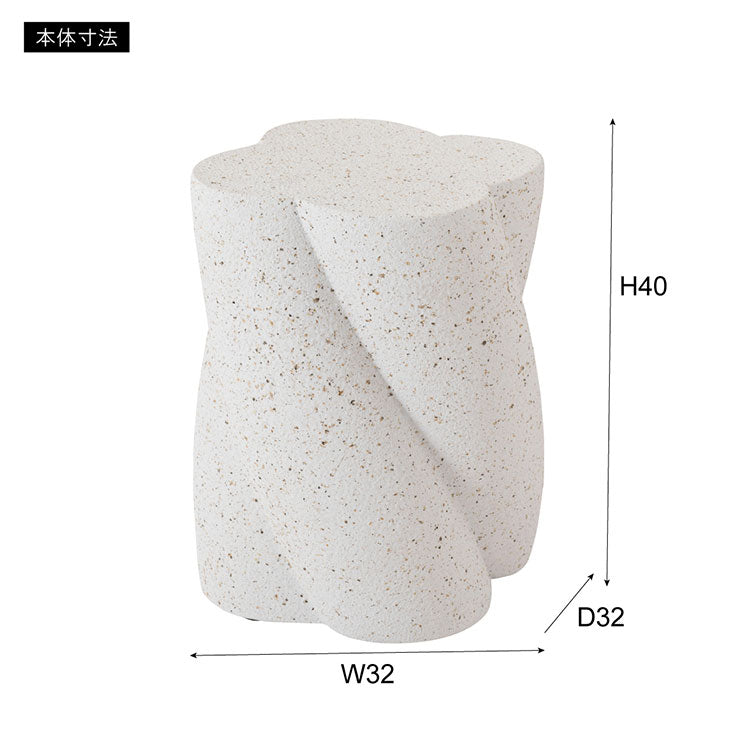 サイドテーブル AST-60 東谷 サイドテーブル テラゾー柄 おしゃれ オブジェ ナイトテーブル ソファサイド グレー モダン ベッドサイド ミニテーブル ストーン 大理石調 ツイスト 石 灰色 マーブル(代引不可)