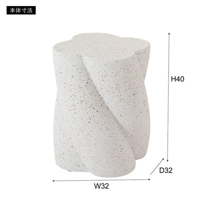 サイドテーブル AST-60 東谷 サイドテーブル テラゾー柄 おしゃれ オブジェ ナイトテーブル ソファサイド グレー モダン ベッドサイド ミニテーブル ストーン 大理石調 ツイスト 石 灰色 マーブル(代引不可)