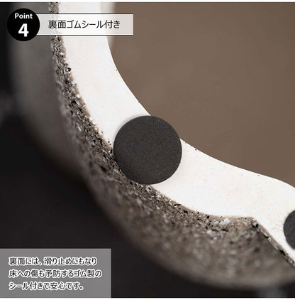 サイドテーブル AST-60 東谷 サイドテーブル テラゾー柄 おしゃれ オブジェ ナイトテーブル ソファサイド グレー モダン ベッドサイド ミニテーブル ストーン 大理石調 ツイスト 石 灰色 マーブル(代引不可)