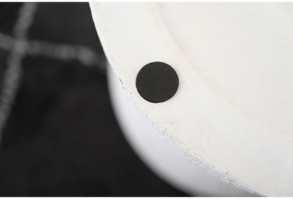 サイドテーブル AST-61 東谷 サイドテーブル テラゾー柄 おしゃれ オブジェ ナイトテーブル ソファサイド グレー モダン ベッドサイド ミニテーブル ストーン 大理石調 砂時計型 石 灰色 マーブル 丸(代引不可)