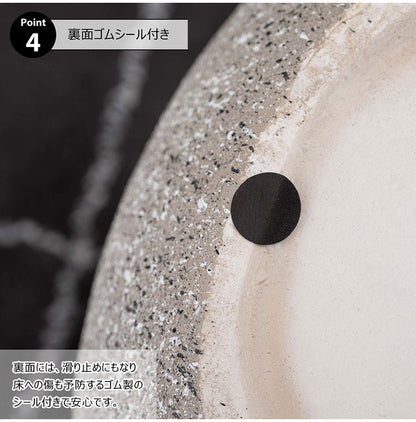 サイドテーブル AST-62 東谷 サイドテーブル テラゾー柄 おしゃれ オブジェ ナイトテーブル ソファサイド グレー モダン ベッドサイド ミニテーブル ストーン 大理石調 カーブ 曲線 石 灰色 マーブル(代引不可)