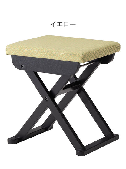 法事 スツール チェア 折りたたみ 和風 お座敷 背もたれなし コンパクト 畳 背もたれなし 折りたたみ椅子 イス 折り畳み チェアー 腰かけ 足置き 和柄 お寺 宴会(代引不可)