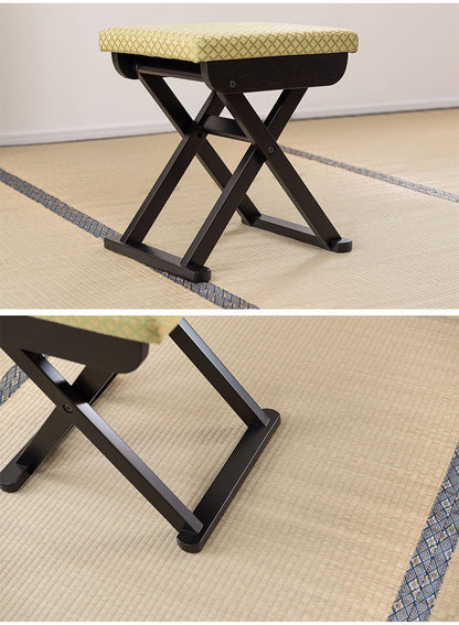 法事 スツール チェア 折りたたみ 和風 お座敷 背もたれなし コンパクト 畳 背もたれなし 折りたたみ椅子 イス 折り畳み チェアー 腰かけ 足置き 和柄 お寺 宴会(代引不可)