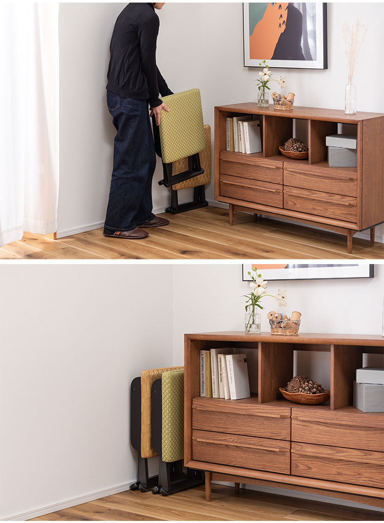 法事 スツール チェア 折りたたみ 和風 お座敷 背もたれなし コンパクト 畳 背もたれなし 折りたたみ椅子 イス 折り畳み チェアー 腰かけ 足置き 和柄 お寺 宴会(代引不可)