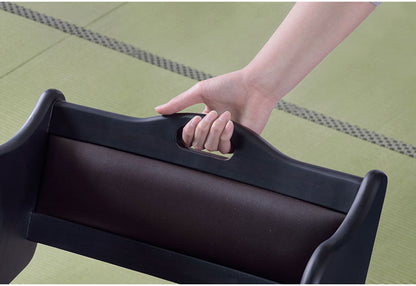 お座敷チェア 法事チェア スタッキング フォールディング ハンドル付き チェア 和室 一人掛けチェア 料亭 旅館 神社 お寺 宴会 座敷 法事 たたみ用チェア 和室用椅子 畳用椅子 高座椅子 高椅子(代引不可)