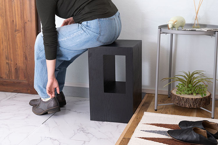 サイドテーブル スツール おしゃれ スリム 収納 幅30 センターテーブル テーブル 椅子 いす ラック 耐荷重80 モダン 北欧 シンプル 木製(代引不可)