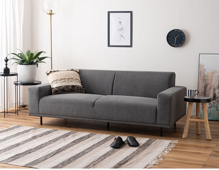 ソファ(本体)【脚別売】CL-175 東谷 ソファ ソファー 幅183cm ワイド 大きめ 二人掛け 三人掛け ファブリック 脚部 取り外し 付け替え シンプル 北欧 新生活 おしゃれ ナチュラル(代引不可)