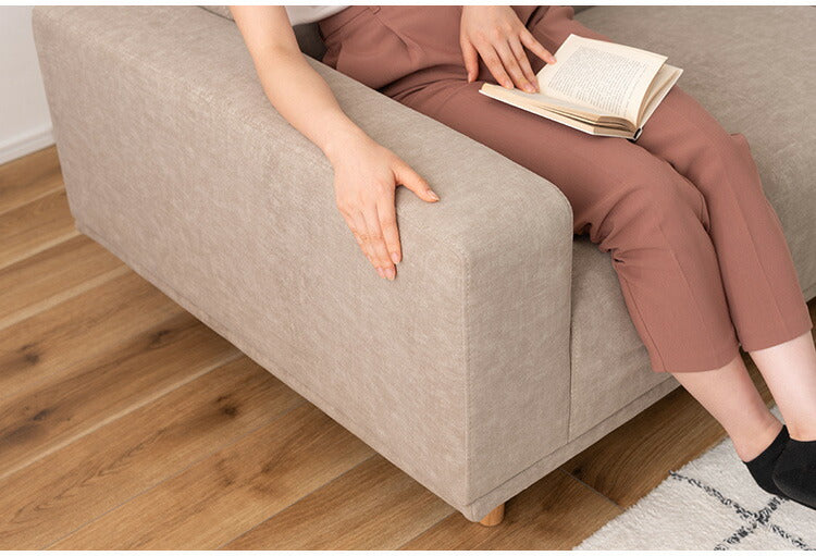 ソファ(本体)【脚別売】CL-175 東谷 ソファ ソファー 幅183cm ワイド 大きめ 二人掛け 三人掛け ファブリック 脚部 取り外し 付け替え シンプル 北欧 新生活 おしゃれ ナチュラル(代引不可)