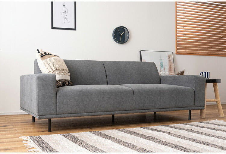 ソファ(本体)【脚別売】CL-175 東谷 ソファ ソファー 幅183cm ワイド 大きめ 二人掛け 三人掛け ファブリック 脚部 取り外し 付け替え シンプル 北欧 新生活 おしゃれ ナチュラル(代引不可)