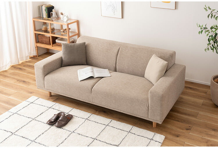 ソファ(本体)【脚別売】CL-175 東谷 ソファ ソファー 幅183cm ワイド 大きめ 二人掛け 三人掛け ファブリック 脚部 取り外し 付け替え シンプル 北欧 新生活 おしゃれ ナチュラル(代引不可)