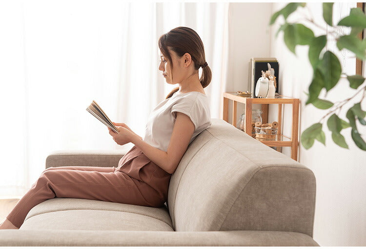 ソファ(本体)【脚別売】CL-175 東谷 ソファ ソファー 幅183cm ワイド 大きめ 二人掛け 三人掛け ファブリック 脚部 取り外し 付け替え シンプル 北欧 新生活 おしゃれ ナチュラル(代引不可)