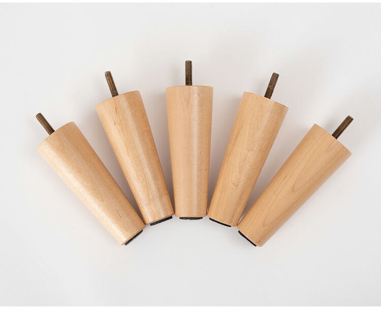 ソファ脚(5本セット) CL-176 東谷 ソファ脚 5本セット ナチュラル ブラウン ねじこみ式 シンプル ベーシック 天然木 木製(代引不可)