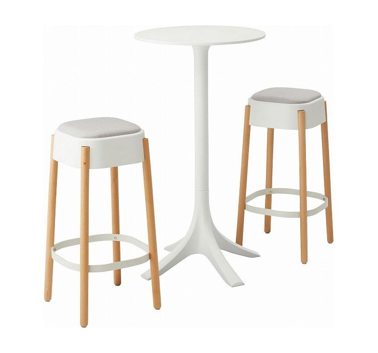 ハイスツール カウンターチェア 高さ78cm 木製 北欧 ハイチェア ハイスツール キッチン チェアー イス 椅子 おしゃれ 背もたれなし スマート 韓国インテリア 天然木(代引不可)