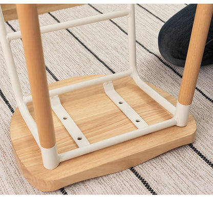 ハイスツール 高さ65cm スツール 天然木 木製 スチール チェア 椅子 イス おしゃれ シンプル 北欧 かわいい ブラック ホワイト 白 足置き フットレスト フィット キッチン カウンター コンパクト(代引不可)