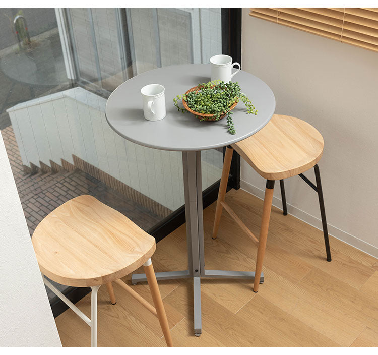 ハイスツール 高さ65cm スツール 天然木 木製 スチール チェア 椅子 イス おしゃれ シンプル 北欧 かわいい ブラック ホワイト 白 足置き フットレスト フィット キッチン カウンター コンパクト(代引不可)