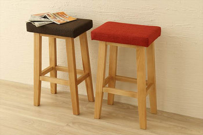 スツール 木製 ハイタイプ おしゃれ 北欧 玄関 カフェ スタイル シンプル チェア チェアー 腰掛イス オットマン リビングチェア ダイニングチェア 椅子 イス いす