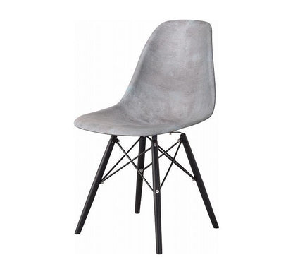 チェア チェアー 椅子 ダイニングチェア リプロダクト イームズチェア DSW ダイニング 食卓 リビング 1人掛け アームレス 肘無し モルタル柄 スタイリッシュ 重厚感 インダストリアル おしゃれ(代引不可)