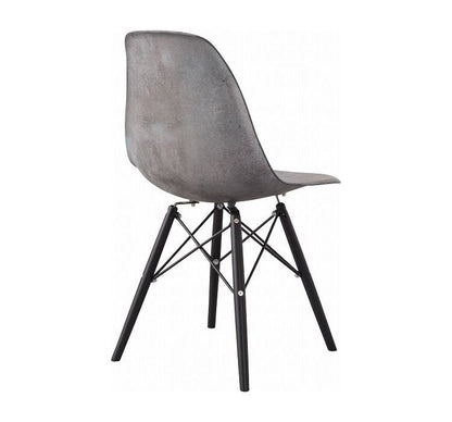 チェア チェアー 椅子 ダイニングチェア リプロダクト イームズチェア DSW ダイニング 食卓 リビング 1人掛け アームレス 肘無し モルタル柄 スタイリッシュ 重厚感 インダストリアル おしゃれ(代引不可)
