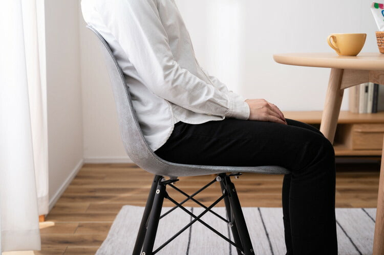 チェア チェアー 椅子 ダイニングチェア リプロダクト イームズチェア DSW ダイニング 食卓 リビング 1人掛け アームレス 肘無し モルタル柄 スタイリッシュ 重厚感 インダストリアル おしゃれ(代引不可)