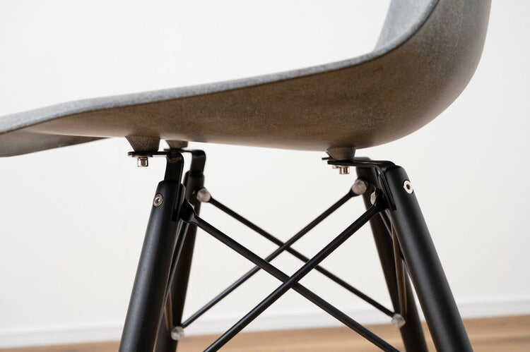 チェア チェアー 椅子 ダイニングチェア リプロダクト イームズチェア DSW ダイニング 食卓 リビング 1人掛け アームレス 肘無し モルタル柄 スタイリッシュ 重厚感 インダストリアル おしゃれ(代引不可)