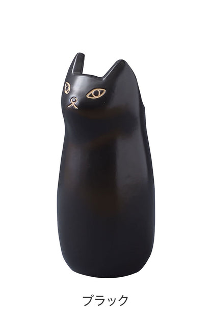 傘立て カサタテ シンプル アンブレラスタンド 傘入れ 玄関 スッキリ かさ 収納 陶器 マット コンパクト スリム ねこ 猫 かわいい フラワーベース ポスター収納 室内 室外 ホワイト ブラック ブラウン(代引不可)