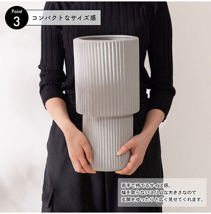 アンブレララック CLY-15 東谷 アンブレララック アンブレラスタンド 傘立て 傘入れ 傘 収納 玄関 ラケット 花台 花入れ 花瓶 フラワースタンド フラワーベース マット 陶器 おしゃれ 北欧 モダン(代引不可)