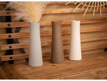 花瓶 花瓶 花びん 素焼き風 陶器 おしゃれ シンプル フラワーベース 北欧 ナチュラル 和モダン ガーリー ミッドセンチュリー ドライフラワー 焼き物 焼物(代引不可)