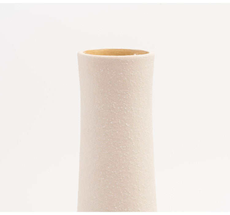 花瓶 花瓶 花びん 素焼き風 陶器 おしゃれ シンプル フラワーベース 北欧 ナチュラル 和モダン ガーリー ミッドセンチュリー ドライフラワー 焼き物 焼物(代引不可)