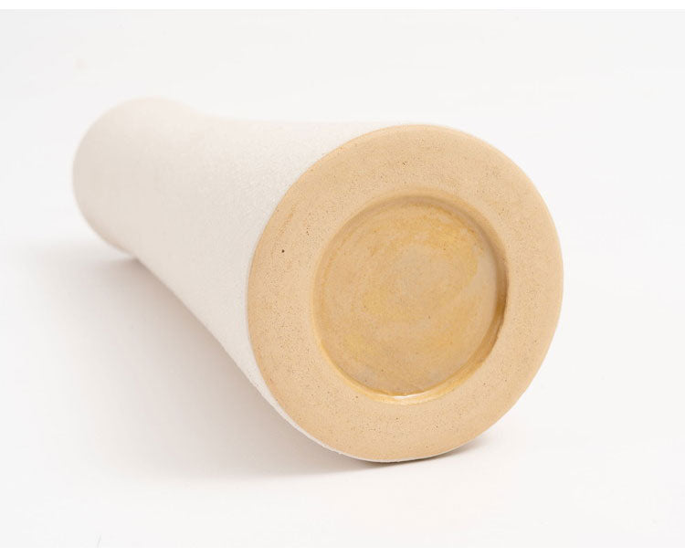 花瓶 花瓶 花びん 素焼き風 陶器 おしゃれ シンプル フラワーベース 北欧 ナチュラル 和モダン ガーリー ミッドセンチュリー ドライフラワー 焼き物 焼物(代引不可)