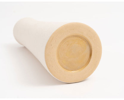 花瓶 花瓶 花びん 素焼き風 陶器 おしゃれ シンプル フラワーベース 北欧 ナチュラル 和モダン ガーリー ミッドセンチュリー ドライフラワー 焼き物 焼物(代引不可)