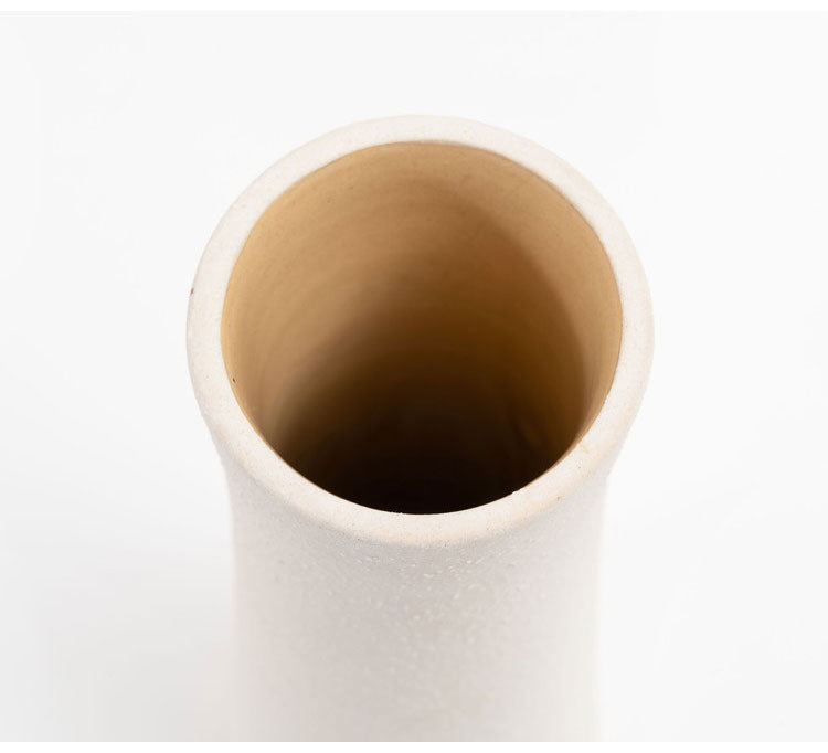 花瓶 花瓶 花びん 素焼き風 陶器 おしゃれ シンプル フラワーベース 北欧 ナチュラル 和モダン ガーリー ミッドセンチュリー ドライフラワー 焼き物 焼物(代引不可)