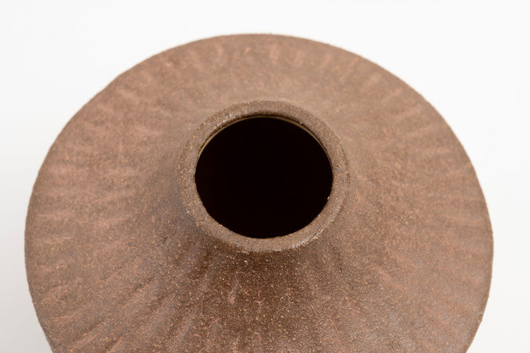 花瓶 花瓶 花びん 素焼き風 陶器 おしゃれ シンプル フラワーベース 北欧 ナチュラル 和モダン ガーリー ミッドセンチュリー ドライフラワー 焼き物 焼物(代引不可)