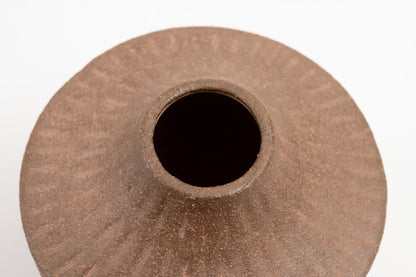 花瓶 花瓶 花びん 素焼き風 陶器 おしゃれ シンプル フラワーベース 北欧 ナチュラル 和モダン ガーリー ミッドセンチュリー ドライフラワー 焼き物 焼物(代引不可)