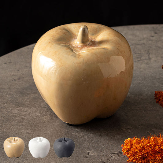 フルーツオブジェ CLY-41 東谷 オブジェ リンゴ 小物 置物 インテリア雑貨 玄関 果物 陶器 つや アート おしゃれ コンパクト リビング かわいい コレクション(代引不可)