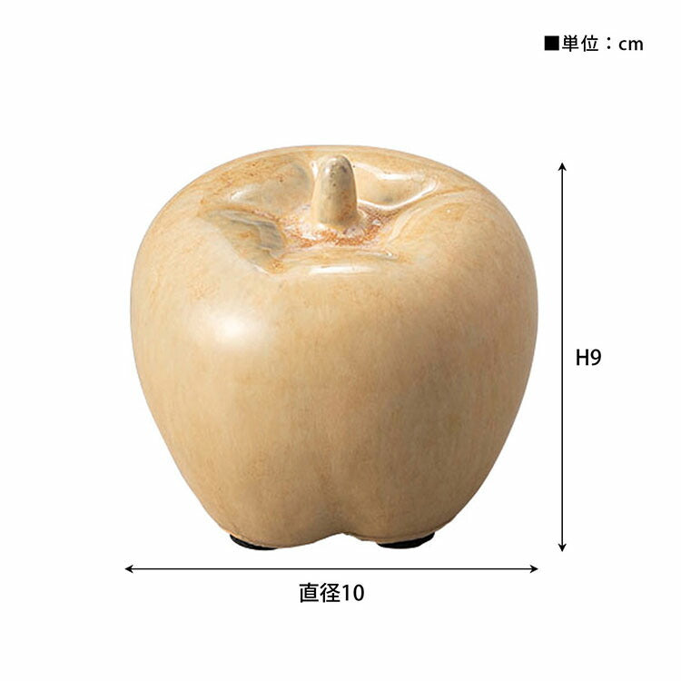 フルーツオブジェ CLY-41 東谷 オブジェ リンゴ 小物 置物 インテリア雑貨 玄関 果物 陶器 つや アート おしゃれ コンパクト リビング かわいい コレクション(代引不可)