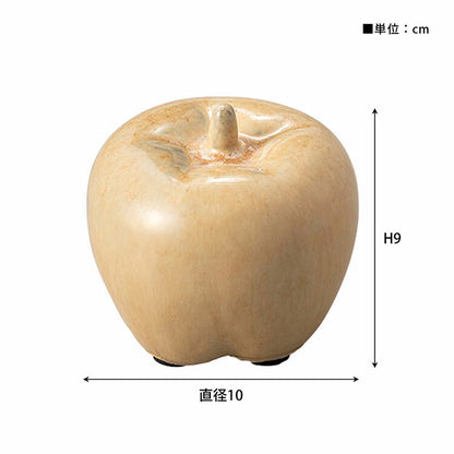 フルーツオブジェ CLY-41 東谷 オブジェ リンゴ 小物 置物 インテリア雑貨 玄関 果物 陶器 つや アート おしゃれ コンパクト リビング かわいい コレクション(代引不可)