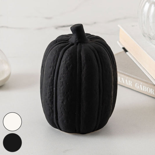フルーツオブジェ CLY-42 東谷 オブジェ かぼちゃ 小物 置物 インテリア雑貨 玄関 野菜 陶器 マット仕上げ アート おしゃれ コンパクト 観賞 リビング かわいい 黒 ブラック(代引不可)